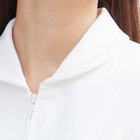 AITOZ（アイトス） ナースジャケット（パイピング） 女性用 半袖 サックスブルー S 861338-007　【終売品】　白衣