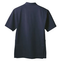 住商モンブラン メンズケーシー（医務衣） 医療白衣 半袖 ネイビー M 72-949