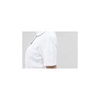 住商モンブラン レディスジャケット（ナースジャケット） 半袖 白/サックスブルー S A73-1424（直送品）