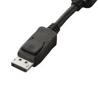 変換アダプタ Displayport[オス] - DVI-D 24ピン[メス] 0.15m ブラック AD-DPDBK エレコム 1個