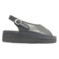 コマリヨー シングルバンドライトサンダル 150-BLK 1足　ナースサンダル