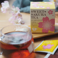 スイートサクラティー ほうじ茶 1箱（10バッグ入） 桜花、桜葉入りほうじ茶 個包装 ティーバッグ