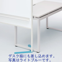 アスクル 脚がじゃまにならない両面ホワイトボード（タテ型）グレー 幅900mm マグネット式粉受け2個付 1台（2梱包） オリジナル