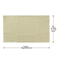 エンボス 未晒しおしぼり 丸タイプ 1袋（100本入）