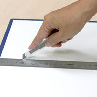 プラス カッターナイフ S CUー003 ホワイト CU-003 1セット(3本)（直送品）