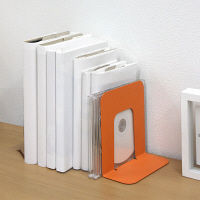 プラス　ブックエンド　S　BS-203　OR　１セット（２個入)　（直送品）