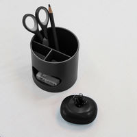 プラス クリップケース ブラック CP-500 1セット(3個)（直送品）