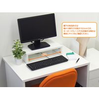 アール・エフ・ヤマカワ 机上PCラック W450 ホワイト RFDR2-450WH 1台