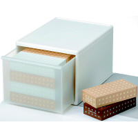 Like-it（ライクイット） 【幅340mm】吉川国工業所 ユニコム 収納ケース 340引き出しL 白 MOS-06 1セット（3個：1個×3）