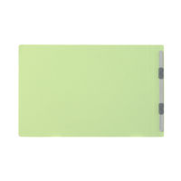 プラス　フラットファイル樹脂製とじ具　A4ヨコ　グリーン　No.022N　30冊