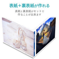 エレコム メディアケース用ラベル インクジェット フォト光沢紙 A4 ボトム+インデックス 10枚入 EDT-KCDJK 1個