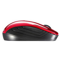 バッファロー 無線　ＢｌｕｅＬＥＤ　３ボタン　スタンダードマウス　レッド BSMBW107RD 1台（直送品）