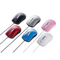 バッファロー 有線光学式マウス　静音／３ボタン　Ｍサイズ　ブラック BSMOU27SMBK 1台（直送品）