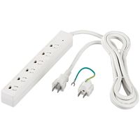バッファロー ＲｏＨＳ対応　３ピン式電源タップ　６個口タイプ　マグネット付　３ｍ　ホワイト BSTAPMS3630WH 1台（直送品）