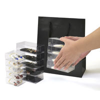 ササガワ 【OW】透明ボックス 60×97×30 50-250 1袋(50枚入)