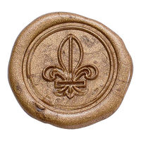 エルバン シーリングワックス フレキシブル ゴールド hb33104 1箱(4本入)