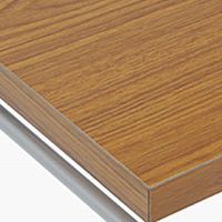 トーカイスクリーン 折り畳みテーブル チーク 幅1800×奥行600×高さ700mm 1台（取寄品）