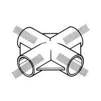 矢崎化工 ジヨイント J-6A AAS S ブラック BL 1セット（5個）（直送品）