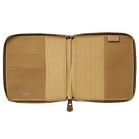 QUO VADIS（クオバディス・ジャパン） ラウンドジップカバー イタリアンレザー 16×16 キャメル qv16x16lrocm（直送品）