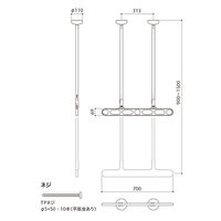 川口技研 ホスクリーン Z-215-LB ライトブロンズ 1組(2本)