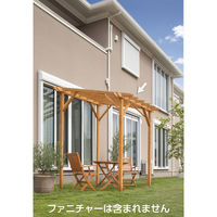 タカショー ウッディーストレートパーゴラ WPG-002（直送品）
