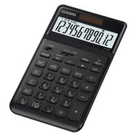 カシオ計算機 スタイリッシュ電卓ジャストサイズJF-S200(ブラック) JF-S200-BK-N 1個
