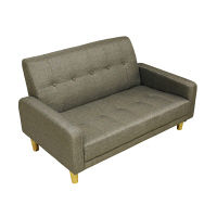 後藤家具物産 2Pソファ ファブリック コンパクトカジュアルソファ グレー SO-08gy 1脚（直送品）