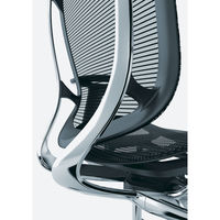 CC83BR FPC7 オカムラ コンテッサ セコンダ 可動肘 座クッション ハイバックポリッシュフレーム ブラックボディ ベージュ 1脚（直送品）