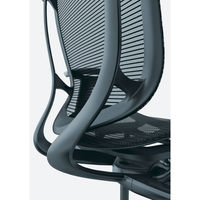 CC85MR FPH8 オカムラコンテッサセコンダ 大型ヘッドレスト 座メッシュ ブラックフレームブラックボディ オレンジレッド 1脚（直送品）