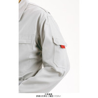 ヤマタカ ツナギ服 シルバーグレー 6L 8300ー7ー6L 1枚（直送品）