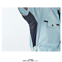 ヤマタカ 半袖夏ツナギ服 ライトグリーン 5L 260ー74ー5L 1枚（直送品）