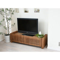 B.Bファニシング FOREST（フォレスト） テレビ台 ブラウン 幅1245×奥行405×高さ350mm FOTB-124BR 1台（直送品）