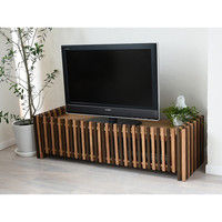 B.Bファニシング FOREST（フォレスト） テレビ台 ウォールナットブラウン 幅1245×奥行405×高さ350mm FOTB-124WB 1台（直送品）