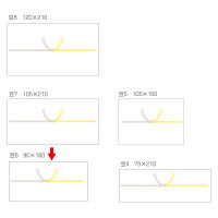 ササガワ OA対応のし紙(熨斗紙) 豆判6号 黄水引 京 2-56 1セット(1冊(100枚)×10)