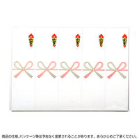 ササガワ OA対応シール札紙 無字 24-1910 1袋(100片:5片×20シ