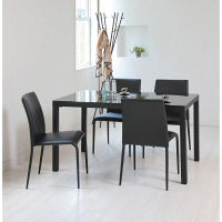 【軒先渡し】関家具 TOCOM LINK リンク スタッキングチェア ブラック PU TDC-9339 1セット（2脚入）（直送品）