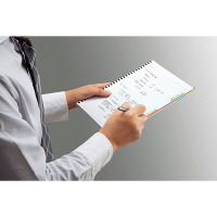 コクヨ　ツインリングノート＜エッジタイトル＞　６号　罫幅６ｍｍ５０枚　ＰＰ仕切り付き　1セット（1000枚：50枚入×20冊）　（直送品）