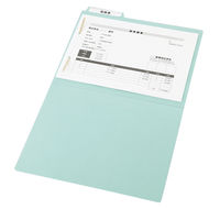 コクヨ A4 1/3カットフォルダー(カラー) A4-3F-1B 1セット(50冊)