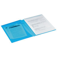 コクヨ クリヤーホルダー<2ポケットワイド> フ-5771LB 1セット(20冊)