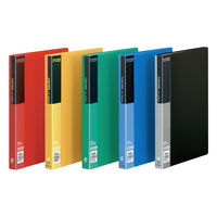 コクヨ クリヤーブック＜ベーシック＞ 固定式　A4タテ　40枚ポケット　黄　イエロー　ラ-B40Y　1セット（5冊）