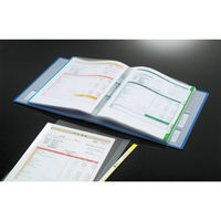 コクヨ ファイリングホルダー<カラーバー> A4縦 2穴 フ-GHL750Y 1セット(20枚)