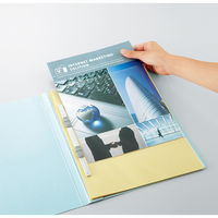 コクヨ クリヤーブック A4S 2穴 ラ-200B 1セット(10冊)