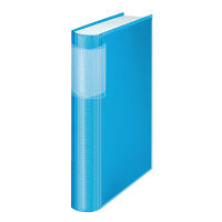 コクヨ（KOKUYO） クリヤーブック＜ノビータ＞ 固定式 A4縦 20ポケット ライトブルー ラ-N20LB 1セット（10冊）（直送品）