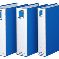 コクヨ Rチューブファイル A4S 2穴 フ-R660NB 1セット(4冊)