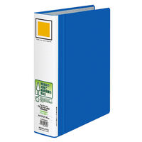 コクヨ　チューブファイル　エコツインR（間伐材使用）　A4タテ　とじ厚60mm　青　両開きパイプ式ファイル　フ-RTK660NB　1セット（10冊）