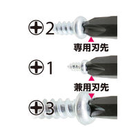 ベッセル コンビプラスドライバー +1、+3/+2×110 220W-123 1セット