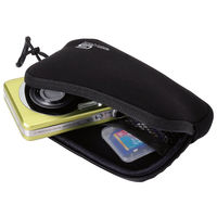 エレコム デジカメケース/ネオプレン/Sサイズ/ストラップ無し/ブラック DGB-065BK 1個（直送品）