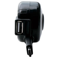 エレコム 車載充電器(3A・巻取りType-C&USB) MPA-CCC04BK 1個