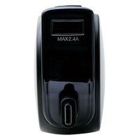 エレコム 車載充電器(5.4A・巻取りType-C&USB) MPA-CCC05BK 1個