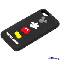 PGA iPhone8/7用 シリコンケース ミッキーマウス PG-DCS143MKY（直送品）